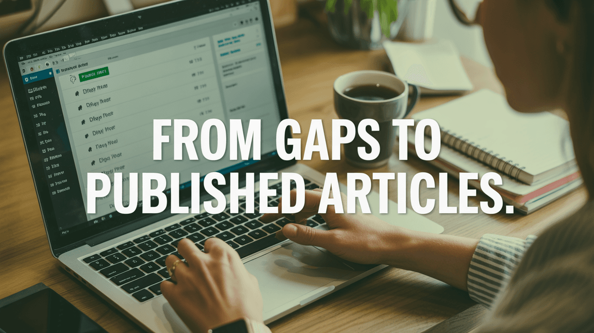 Content engine pipeline from audit to WordPress